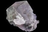 Lustrous Purple Cubic Fluorite Crystals - Morocco #80354-1